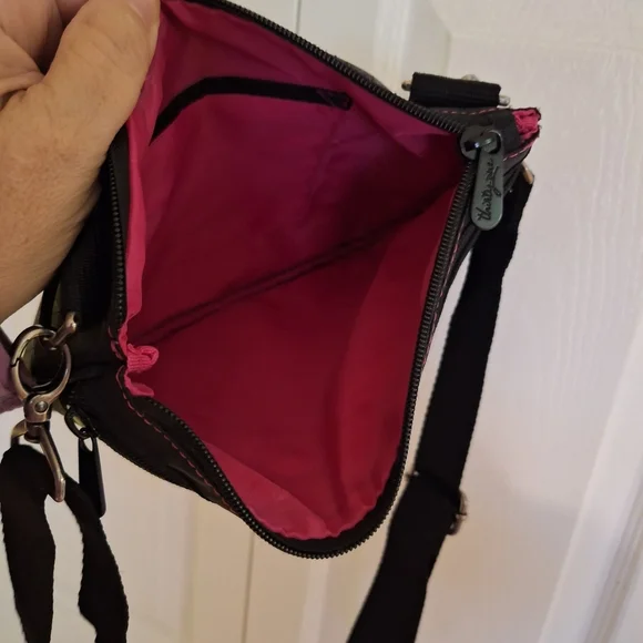 Thirty-One Black and Pink Crossbody Bag - Picture 10 of 15